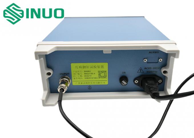 دستگاه تست گشتاور دیجیتال چرخشی نگهدارنده لامپ IEC 60598-1 برای لامپ دیسپالی 1