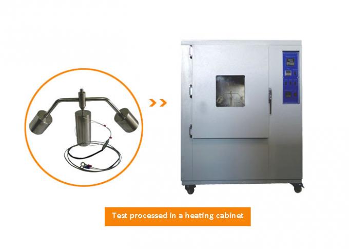 IEC60884-1 تست فشار زندگی برای قطعات عایق مقاومت حرارتی مقاومت فشار توپ 20N 0