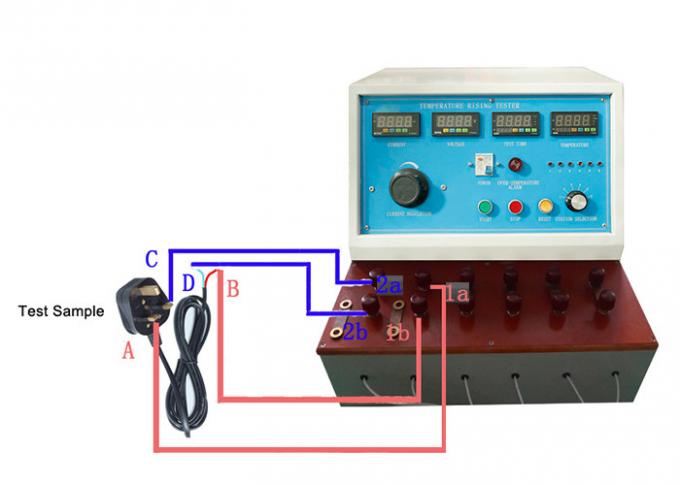 12V Switch Life Tester IEC 60884-1 شکل 44 دستگاه تست افزایش دما 6 ایستگاه 0