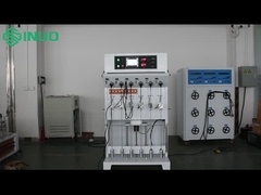 UL817-2021 سیم برق دستگاه تست کشش ناگهانی 6 ایستگاه کنترل PLC