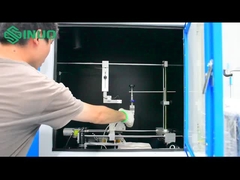 IEC 60335-1 دستگاه آزمایش شعله سوزن برای آزمایش قابل احتراق و مقاومت آتش مواد