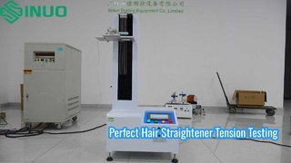 تست یکنواختی کشش صاف کننده مو IEC 61855 با کنترل هوشمند PLC